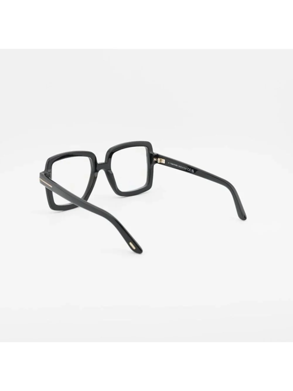 Tom Ford FT5913-B 001 Eyeglasses Shiny Black 53mm Square Frame